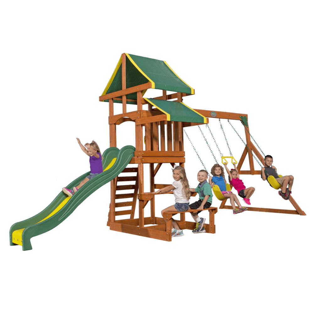 tucson swing set – big fun in a compact design tucson swing set – big fun in a compact design