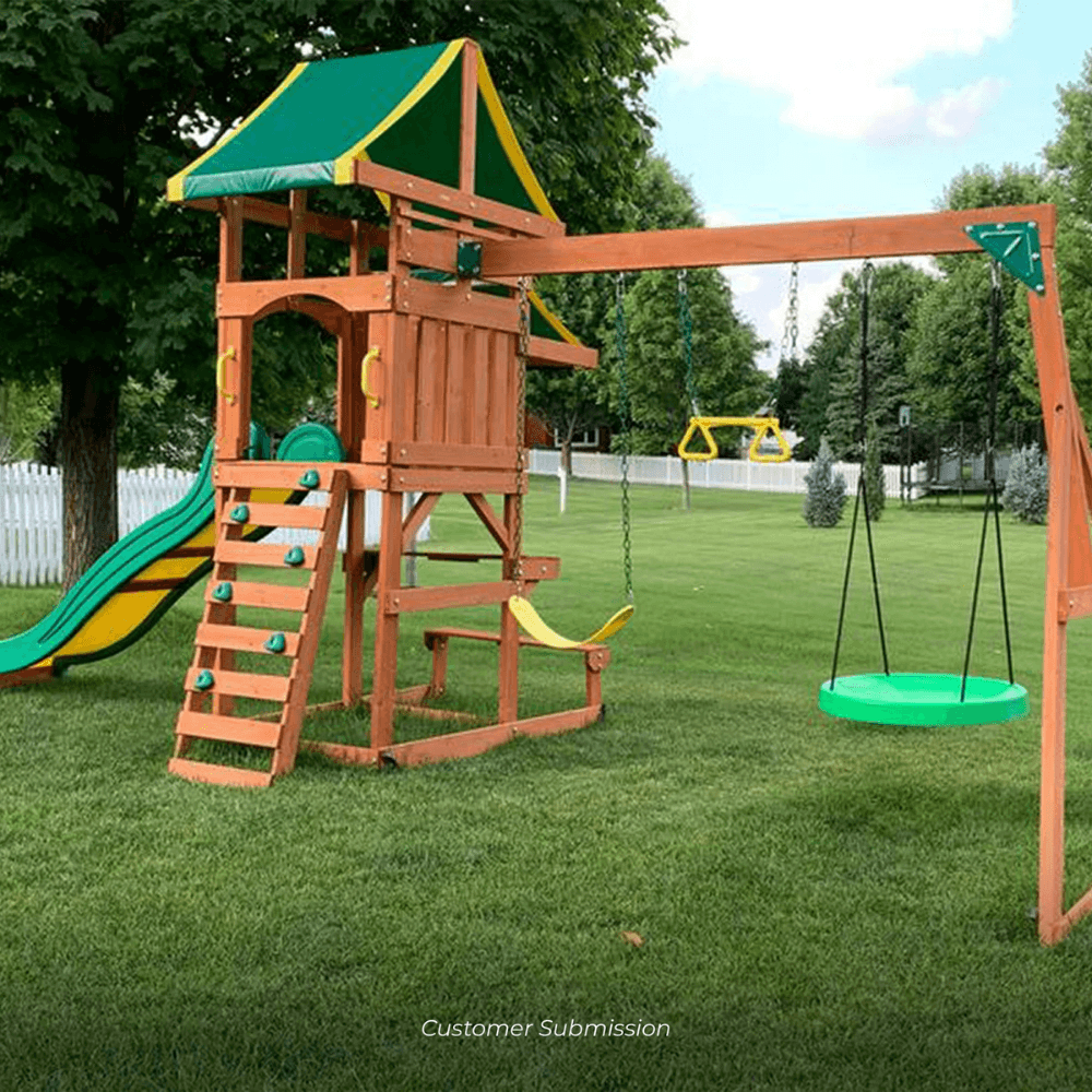 tucson swing set – big fun in a compact design tucson swing set – big fun in a compact design