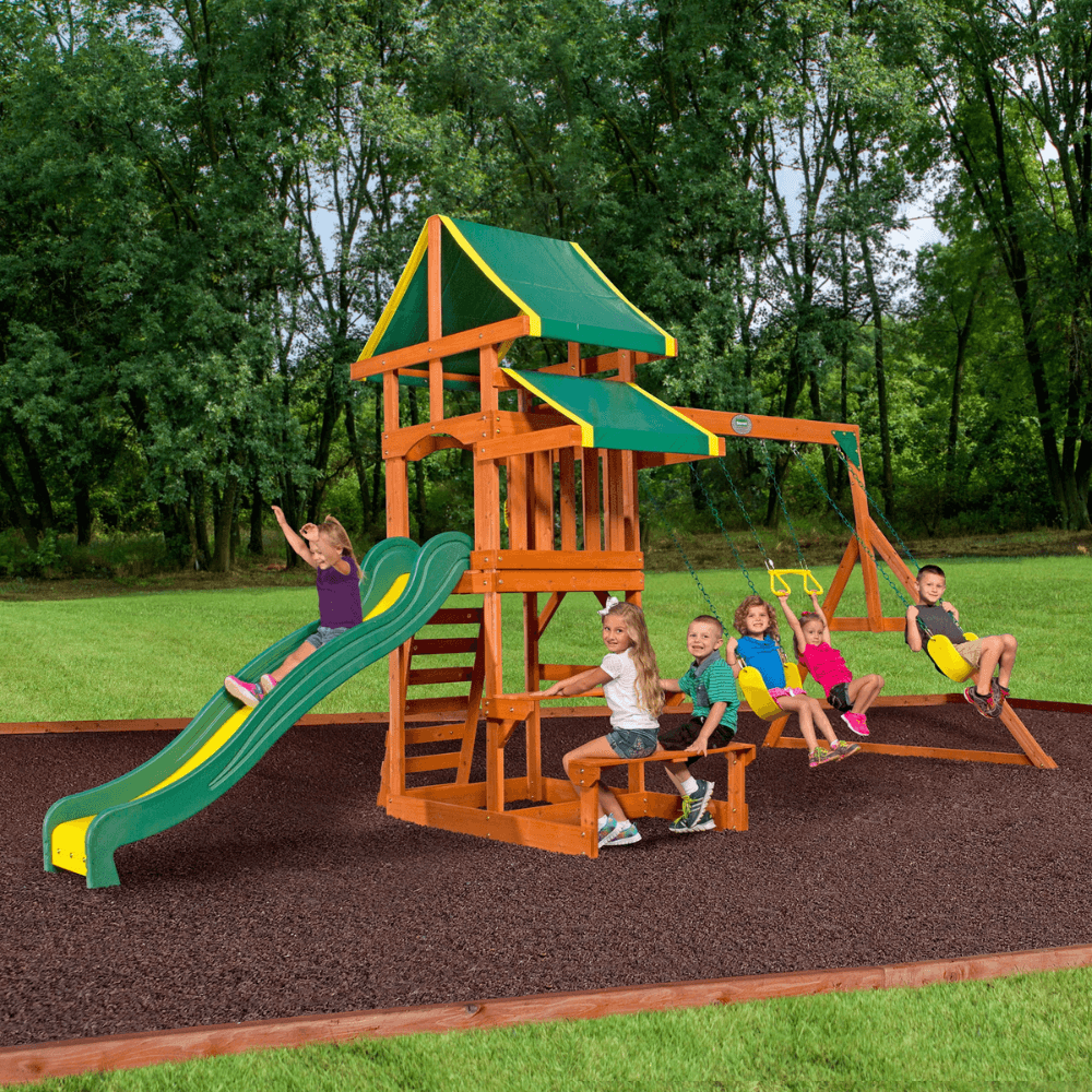 tucson swing set – big fun in a compact design tucson swing set – big fun in a compact design