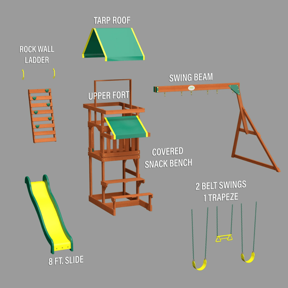 tucson swing set – big fun in a compact design tucson swing set – big fun in a compact design