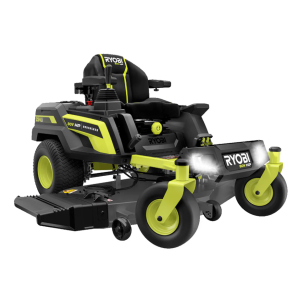 ryobi 80v hp brushless 54 in. battery electric cordless zero turn mower & mulch kit