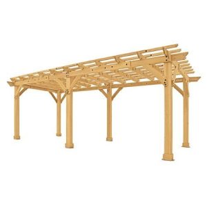 yardistry 10 x 22 meridian pergola