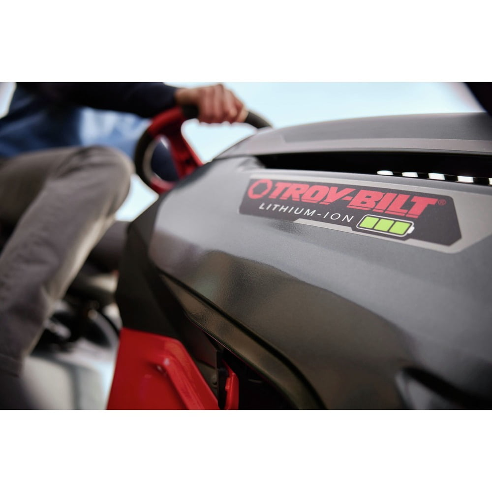 troy bilt bronco 42e xp – 42” 56v max lithium ion electric riding lawn tractor troy bilt bronco 42e xp – 42” 56v max lithium ion electric riding lawn tractor