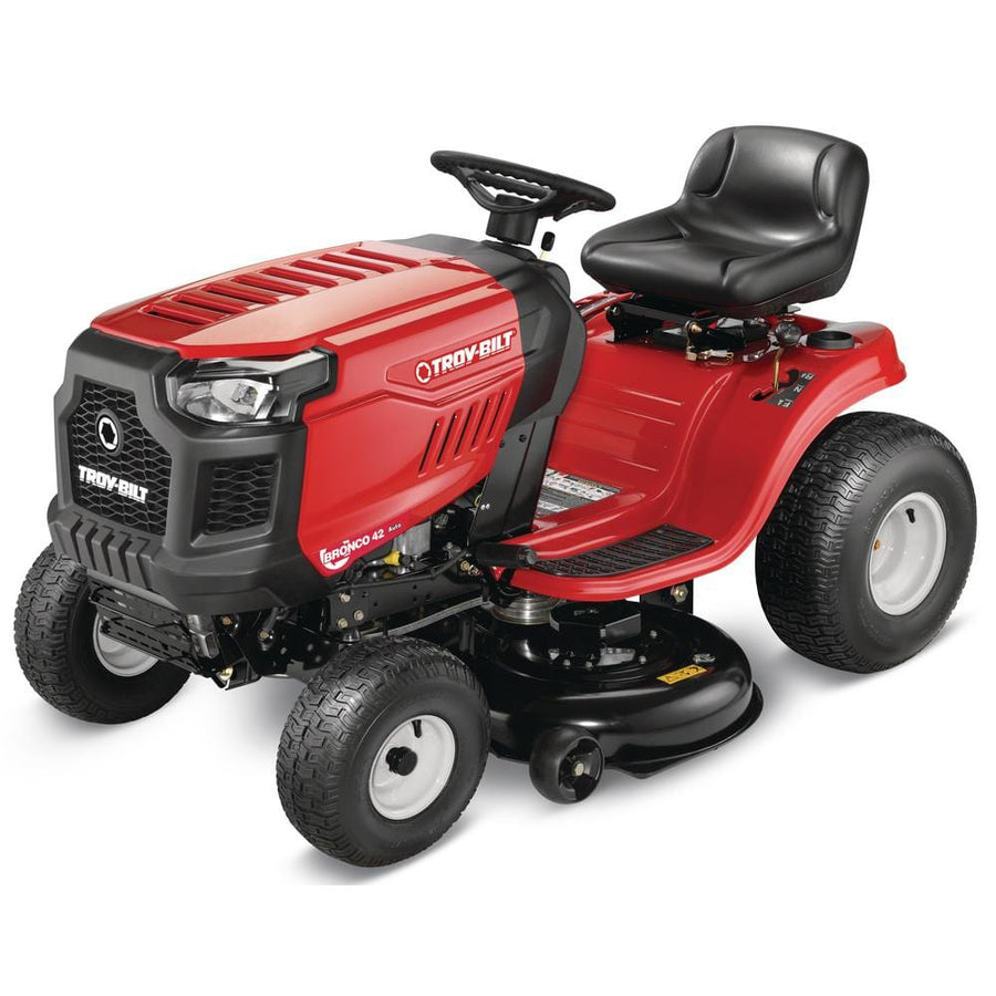 troy bilt bronco 42 – 42” 19hp briggs & stratton automatic drive gas riding lawn tractor troy bilt bronco 42 – 42” 19hp briggs & stratton automatic drive gas riding lawn tractor