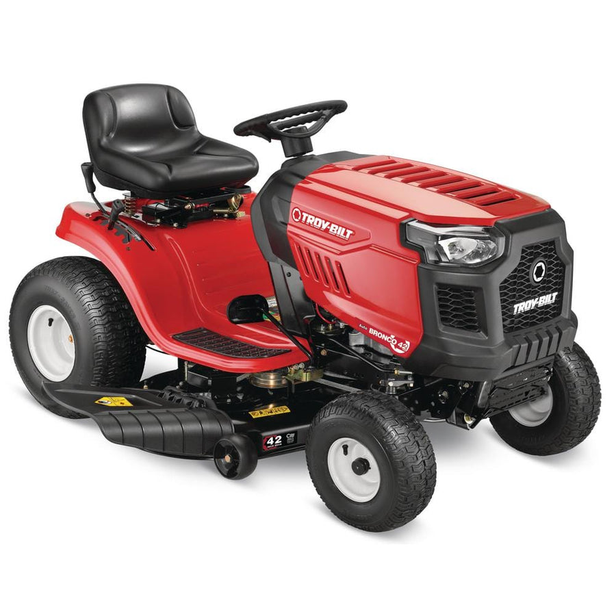 troy bilt bronco 42 – 42” 19hp briggs & stratton automatic drive gas riding lawn tractor troy bilt bronco 42 – 42” 19hp briggs & stratton automatic drive gas riding lawn tractor
