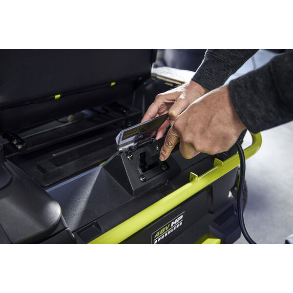 ryobi 48v hp brushless 54 inch 115 ah battery electric riding zero turn mower ryobi 48v hp brushless 54 inch 115 ah battery electric riding zero turn mower