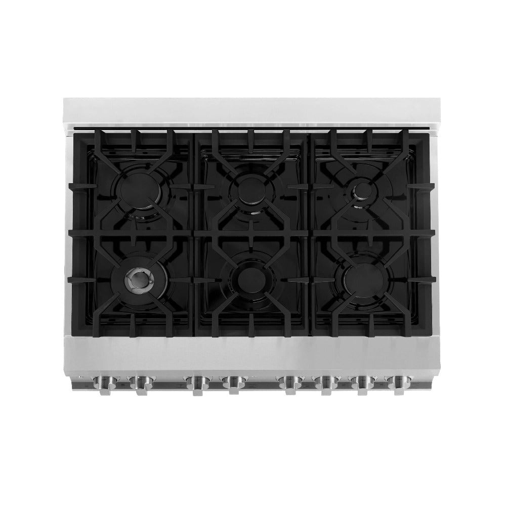 zline 36 in. professional dual fuel range – fingerprint resistant stainless steel zline 36 in. professional dual fuel range – fingerprint resistant stainless steel