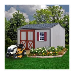 best barns handmade haven 10×12 wood shed kit – gable roof, eave doosr (hhavde12)