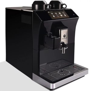 mcilpoog ws 203 super automatic espresso coffee machine with smart touch screen for brewing 16 coffee drinks