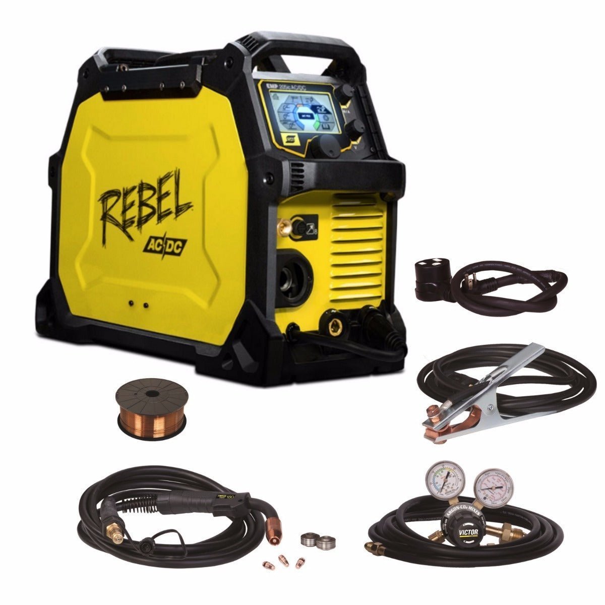 esab rebel emp 205ic ac/dc multi process welder (0558102553) esab rebel emp 205ic ac/dc multi process welder (0558102553)