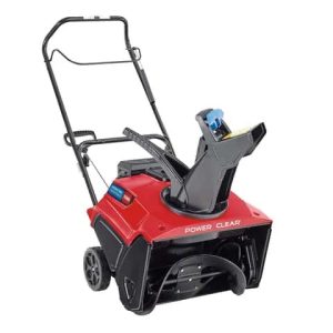 toro power clear 21″ single stage gas snow blowers