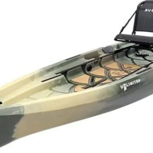 nucanoe unlimited sit on top fishing/hunting kayak (pivot pedal drive/eps trolling motor compatible)