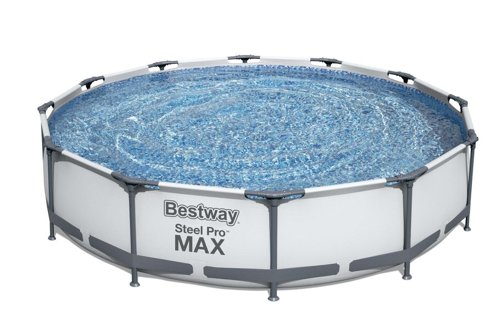 bestway steel pro 12ft x 30in frame above ground pool set with pump bestway steel pro 12ft x 30in frame above ground pool set with pump