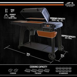 traeger woodridge pro pellet grills