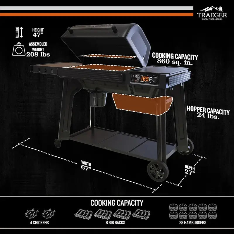 traeger woodridge pro pellet grills traeger woodridge pro pellet grills