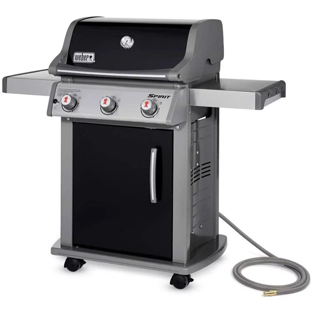weber 47510001 spirit e 310 3 burner natural gas black bundle with generic grill cover barbecue drip pans set of 3 weber 47510001 spirit e 310 3 burner natural gas black bundle with generic grill cover barbecue drip pans set of 3