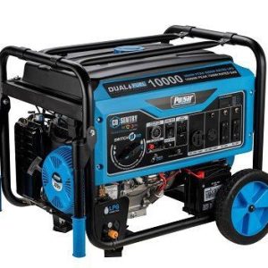 pulsar 10,000 watt dual fuel portable generator pg10000brco
