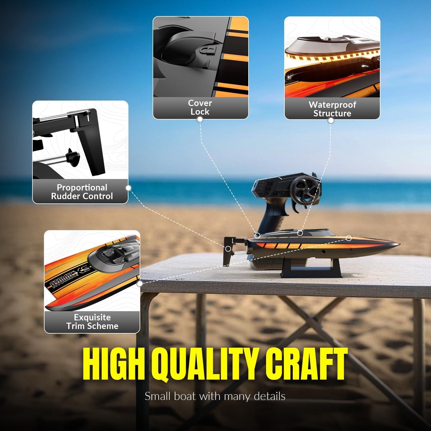 volantexrc remote control boats for pools and lakes 30+mph atomicxs high speed rc boat for adults gifts with 2 batteries & reverse function. orange new volantexrc remote control boats for pools and lakes 30+mph atomicxs high speed rc boat for adults gifts with 2 batteries & reverse function. orange new