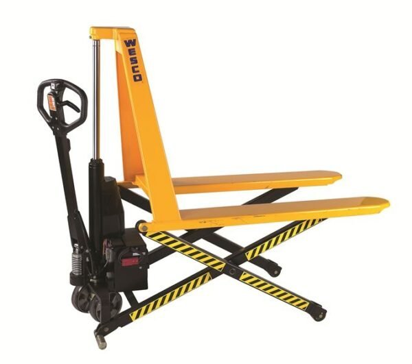 wesco manual‑powered pallet jack – backrest guards & wheel chock (model 272461‑1) wesco manual‑powered pallet jack – backrest guards & wheel chock (model 272461‑1)