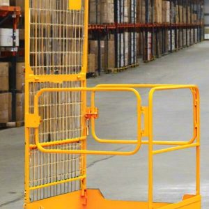 wesco foldable forklift maintenance platform – 600 lb, 37″×37″ steel deck (part 272571)