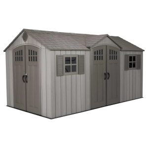 lifetime 15 ft x 8 ft outdoor storage sheds – 60318