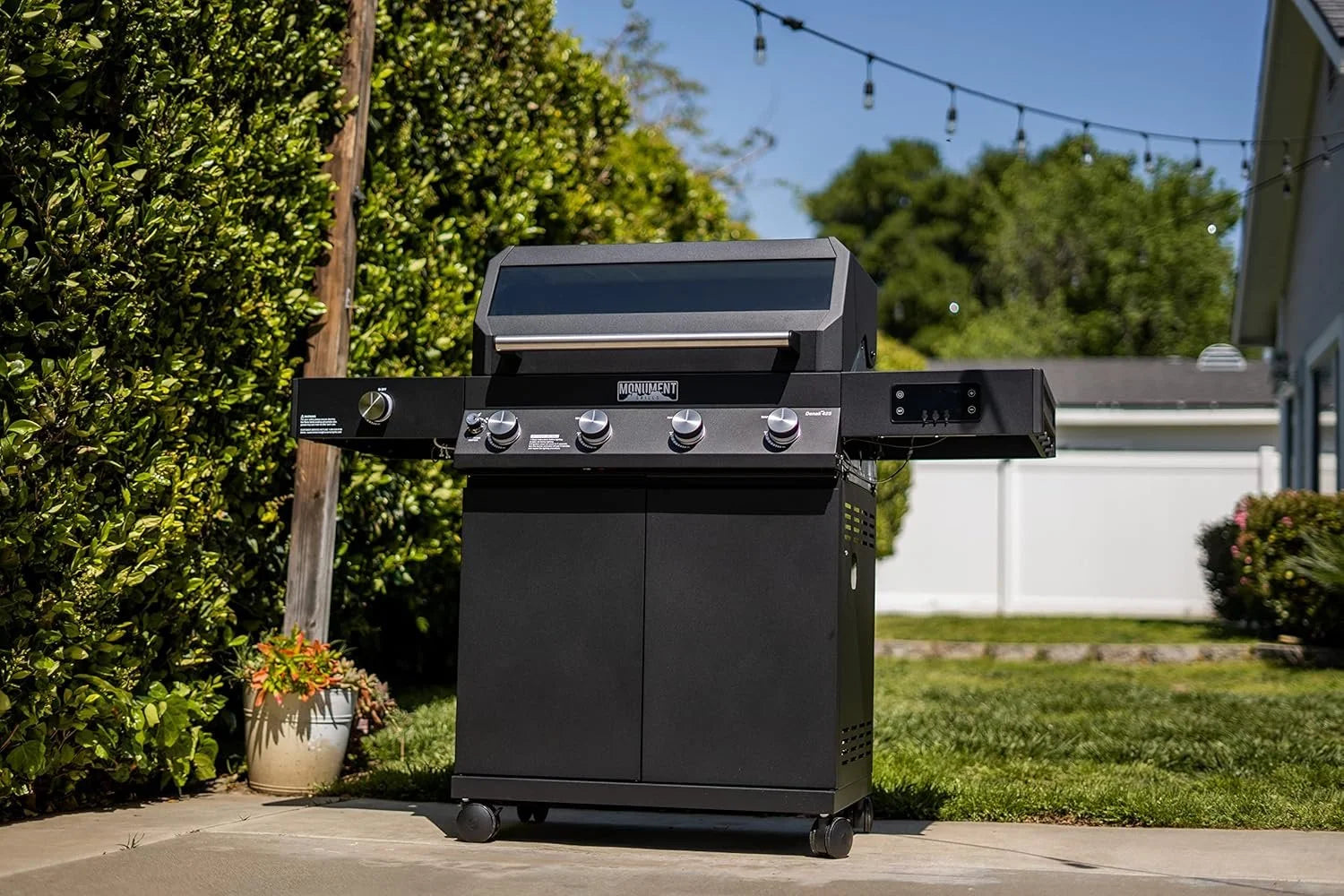 monument grills denali 425 black smart tech propane gas grills monument grills denali 425 black smart tech propane gas grills